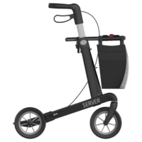 Rollator Server met Comfort banden