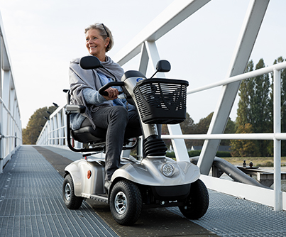 scootmobiel eris in gebruik