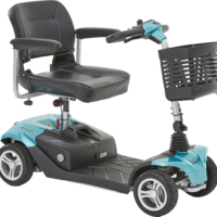 Airium 4-wiel Scootmobiel Aluminium frame (zwaarste onderdeel 13 Kg)