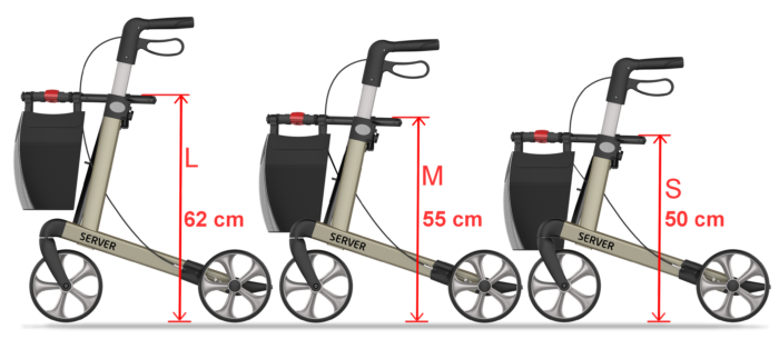 Rollator Server standaard (maat Small) - Image 5